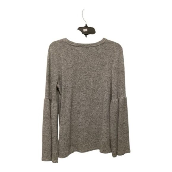 Zara Gray Bell Sleeve Sweater - Picture 3 of 3